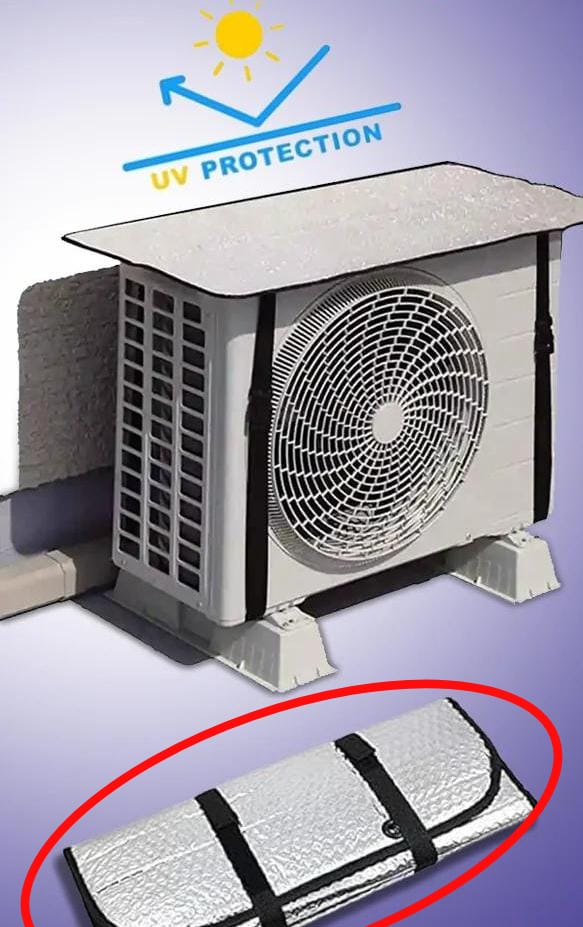 Window Air Conditioner Cover for Outside Units, Waterproof Window AC Unit Cover Sun Shade UV Defense, Snow, Ice, Frost, Leaf Guard.