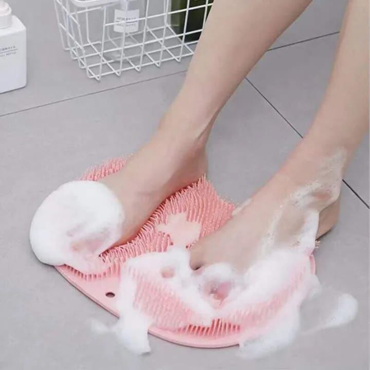 Silicon Back Scrubber Soft Loofah Bath Body/Foot & Hand Exfoliating Massage.