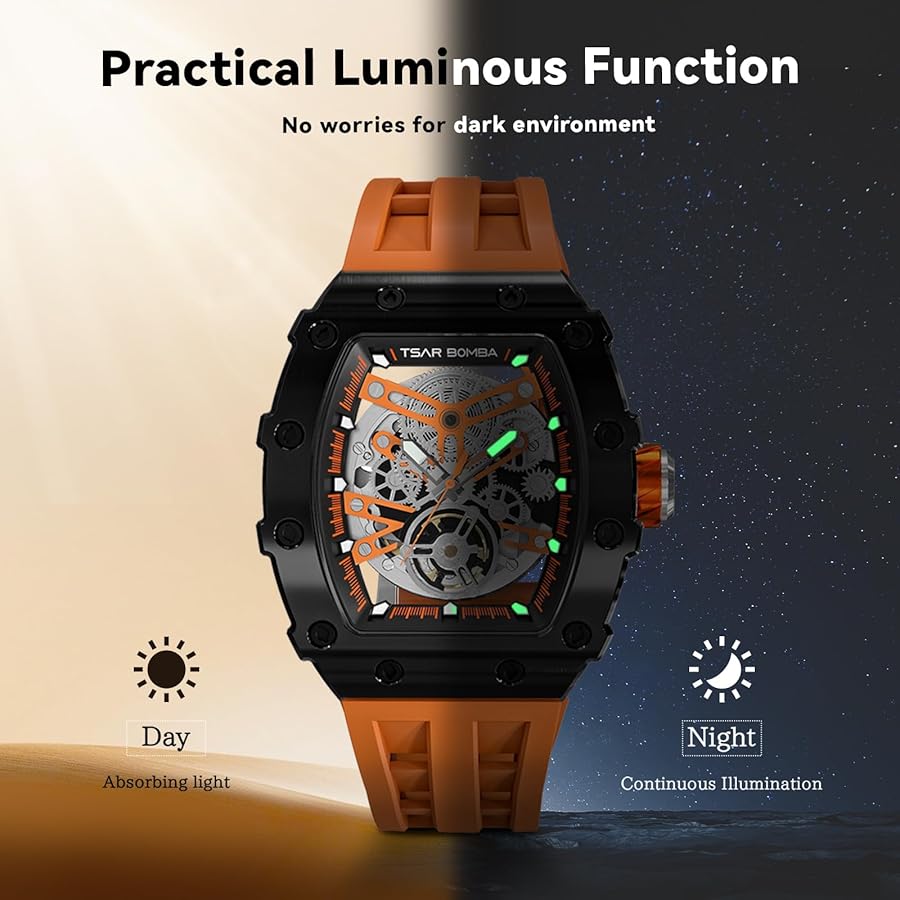 Richard Quartz Barrel High Quality Sports Watch For Men.
